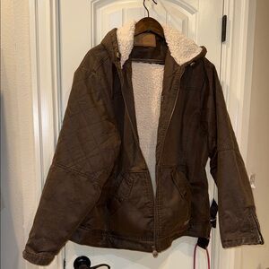 Women's Cozy Brown Field Jacket